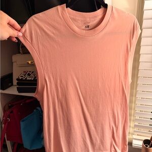 H&M Blush Pink Regular Fit Top never worn